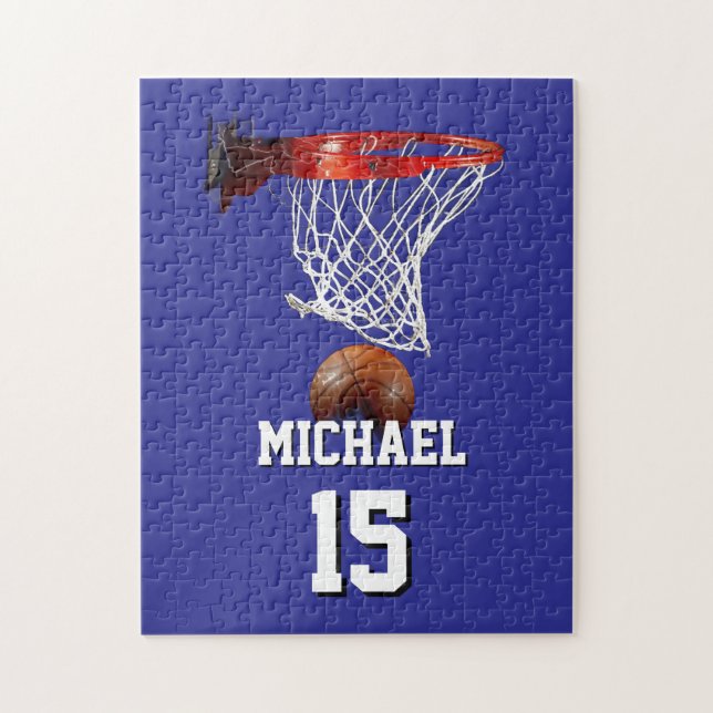 Basketball Add Your Name & Number Pop Art (Vertikal)