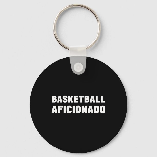 Basketball Aficionado Trainer Lover Experte Spiele Schlüsselanhänger (Vorderseite)