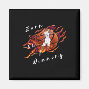 Basketball-Aktion Geboren für Sportdesign Magnet