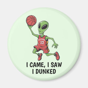 Basketball-Alien Magnet