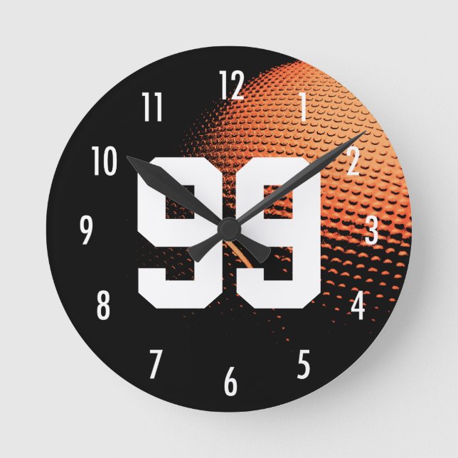 Basketball-All-Star- kundenspezifisches Runde Wanduhr (Vorderseite)