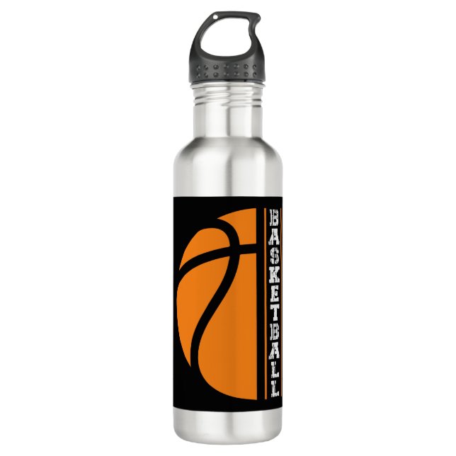 Basketball - Alles ist Leben Edelstahlflasche (Vorderseite)