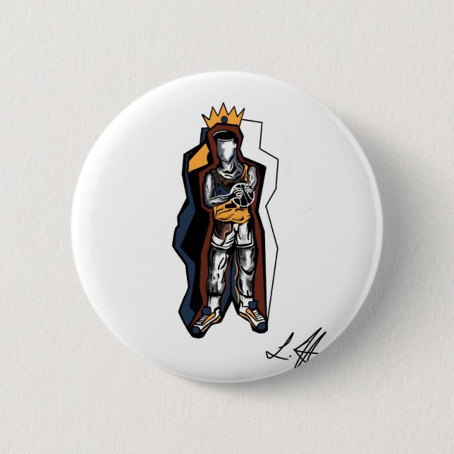 Basketball Allstar Button (Vorderseite)