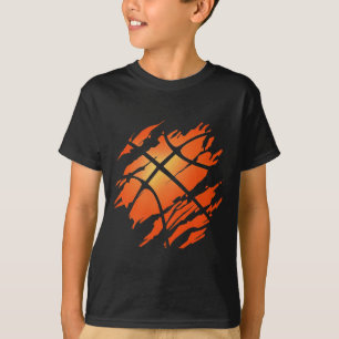 Basketball Amerikanischer Flaggensport Lover Athle T-Shirt