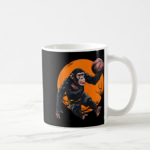 Basketball Animal Art Basketball Lover Monkey Geze Kaffeetasse
