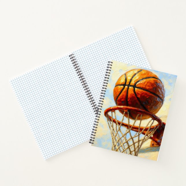 Basketball Art Notebook - Sports Design Journal  (Intérieur)