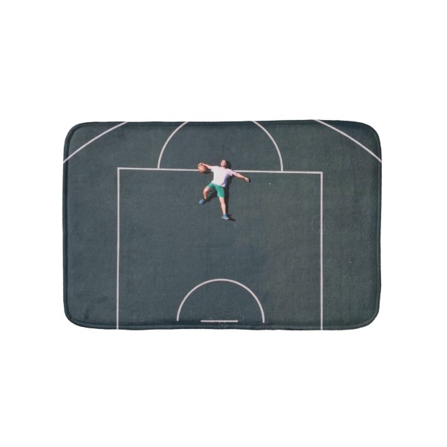 Basketball-Artwork Badematte (Vorderseite)