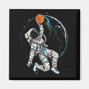 Basketball Artwork Basketball Spieler Astronaut Dr Magnet