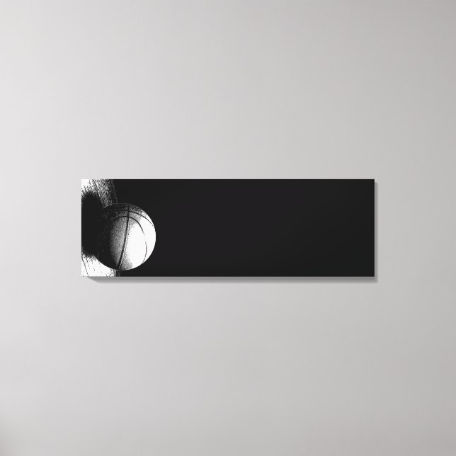 Basketball-Artwork Leinwanddruck (Vorderseite)