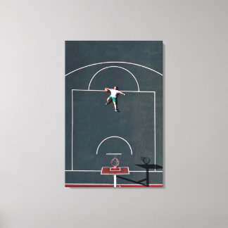 Basketball-Artwork Leinwanddruck