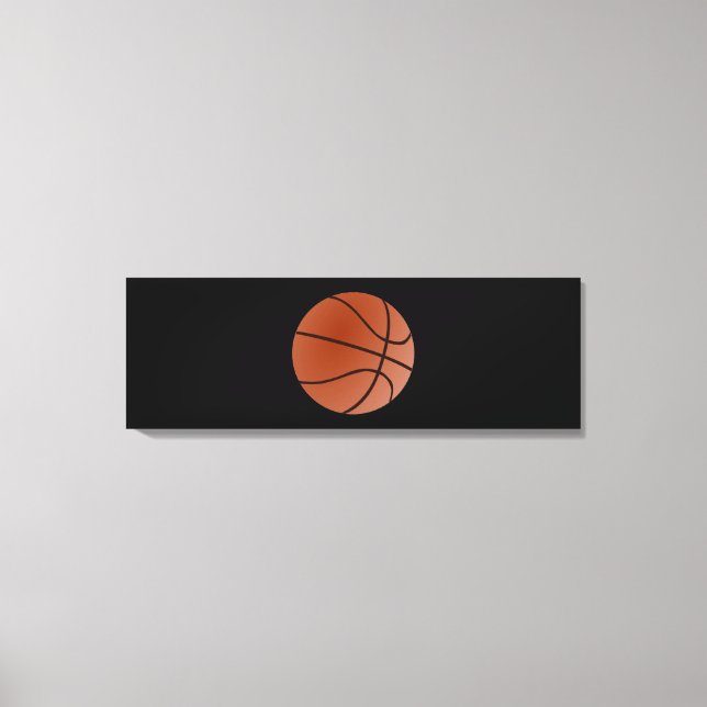 Basketball-Artwork Leinwanddruck (Vorderseite)