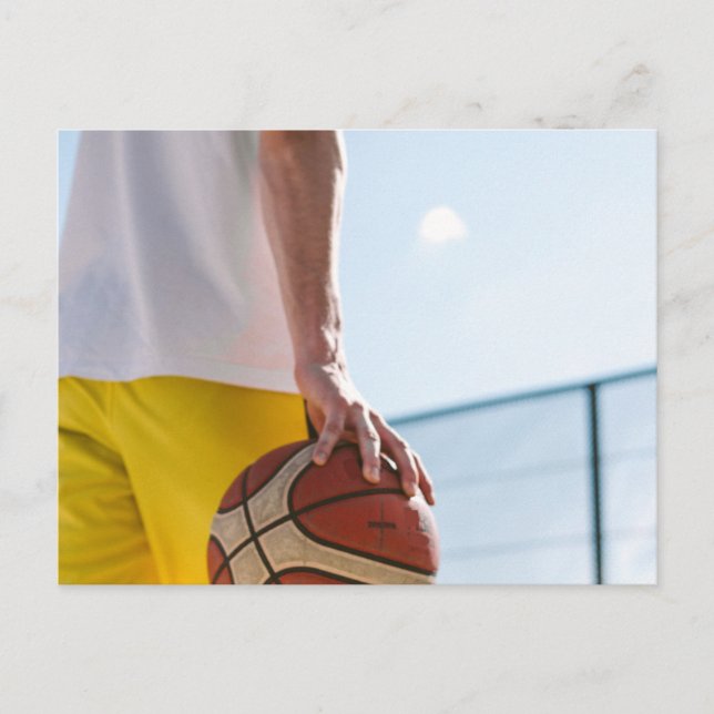 Basketball-Artwork Postkarte (Vorderseite)