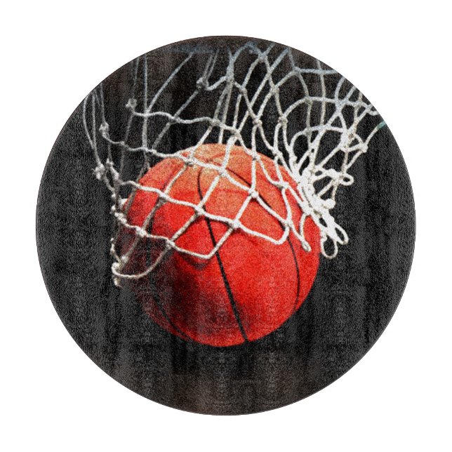 Basketball-Artwork Schneidebrett (Vorderseite)