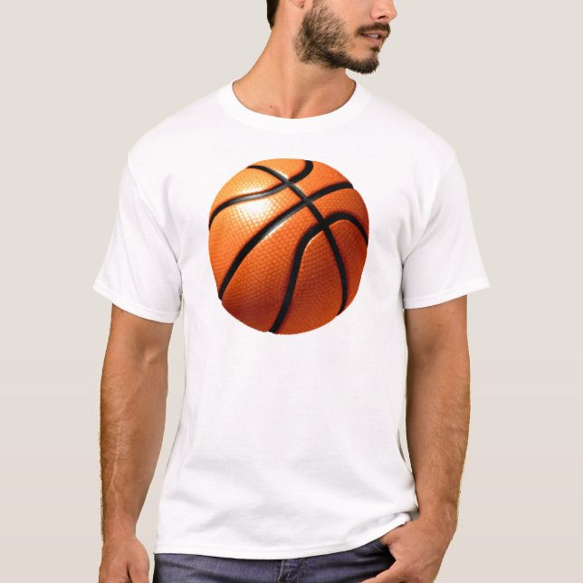 Basketball-Artwork T-Shirt (Vorderseite)