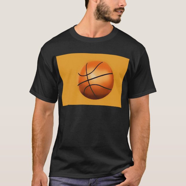 Basketball-Artwork T-Shirt (Vorderseite)