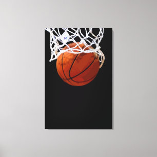 Basketball-Artwork Wrapped Canvas - 3 Leinwand Set