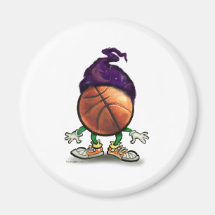 Basketball-Assistent Magnet