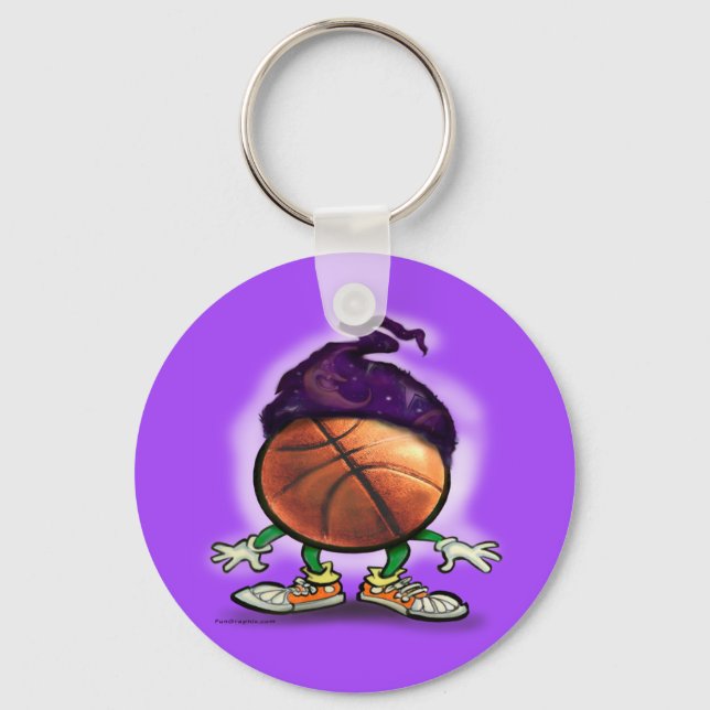 Basketball-Assistent Schlüsselanhänger (Vorderseite)
