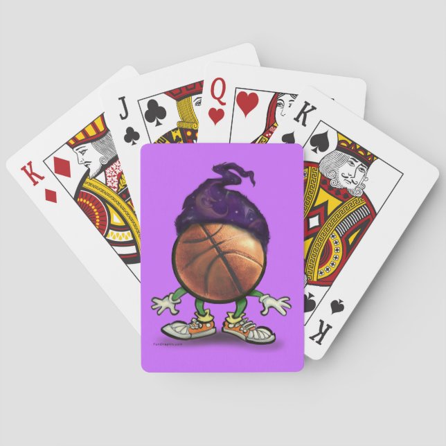 Basketball-Assistent Spielkarten (Rückseite)