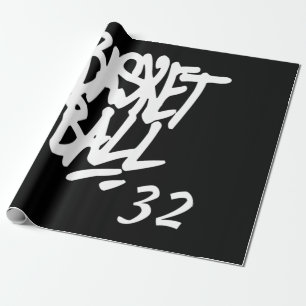 Basketball Athletic Sport Nummer 32 Geschenkpapier