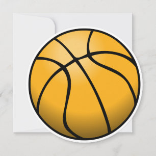 Basketball auf der Happy Birthday Card Karte