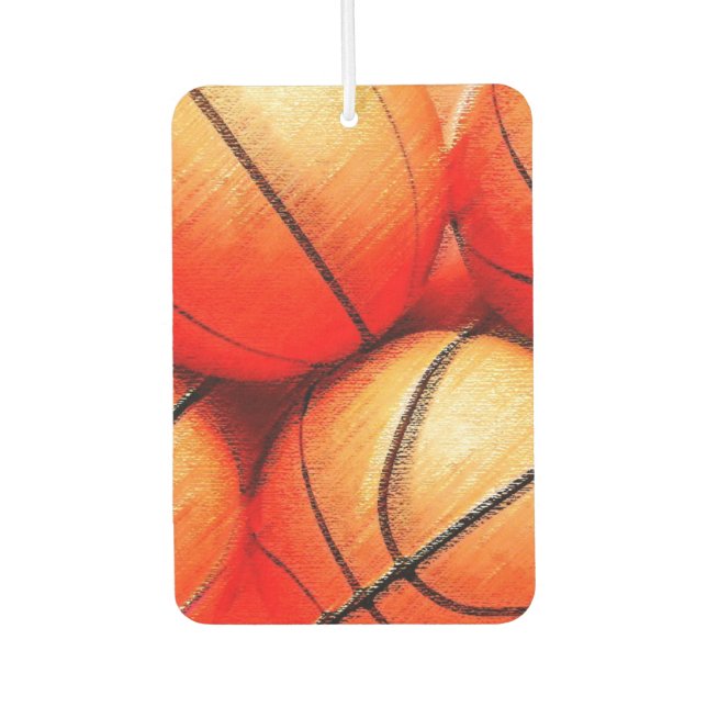 Basketball Autolufterfrischer (Vorderseite)
