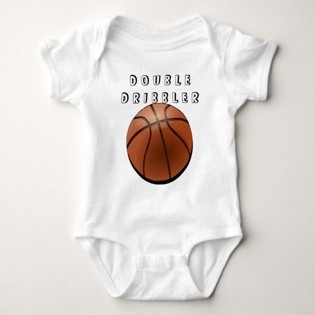 Basketball Baby Baby Strampler (Vorderseite)