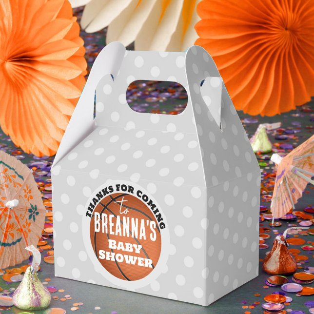 Basketball Baby Dusche Party Geschenkschachtel (Basketball Baby Shower Favor Boxes)