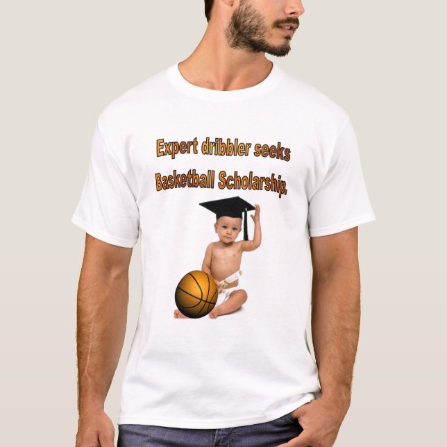 Basketball-Baby T-Shirt (Vorderseite)