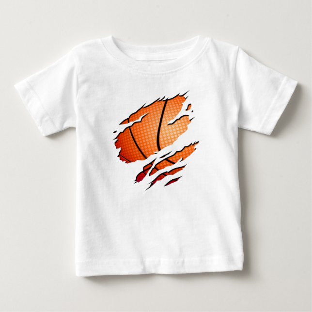 Basketball Baby T-shirt (Vorderseite)
