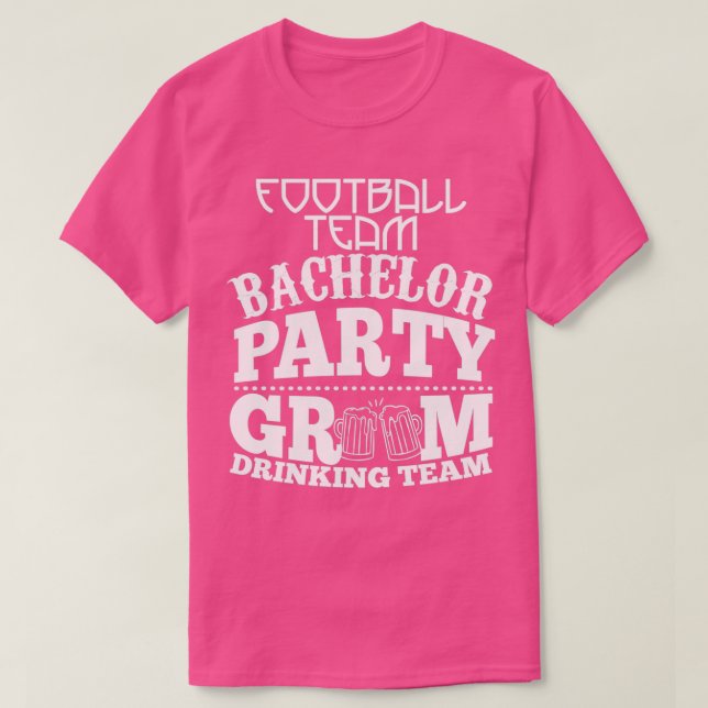 Basketball Bachelor Party Groom Drinks T-Shirt (Design vorne)