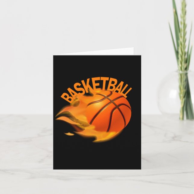 Basketball-Ball 2 Karte (Vorderseite)