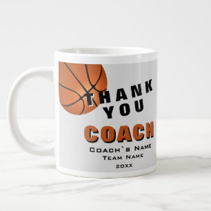 Basketball Ball Danke Trainer  Jumbo-Tasse