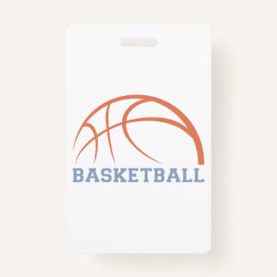 Basketball Ball Design für Reisebusse Ausweis