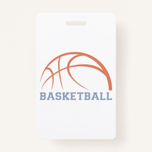 Basketball Ball Design für Reisebusse Ausweis (Vorderseite)