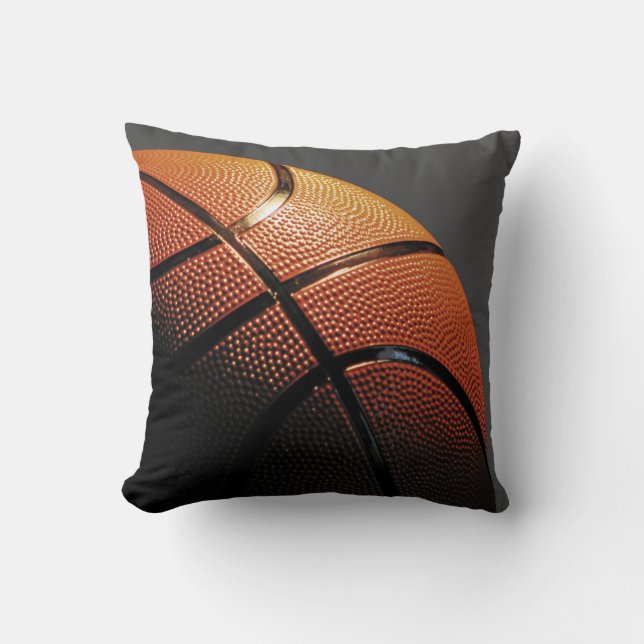Basketball-Ball-Entwurf Kissen (Vorderseite)