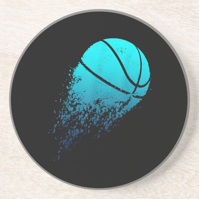 Basketball Ball Fan Baller Sport Getränkeuntersetzer (Vorne)