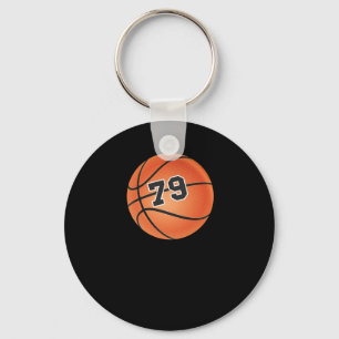 Basketball-Ball Nummer 79 Schlüsselanhänger