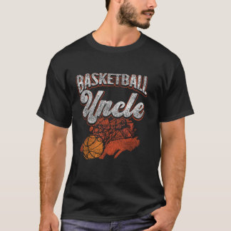 Basketball Ball Onkel Familie Matching Basketball T-Shirt