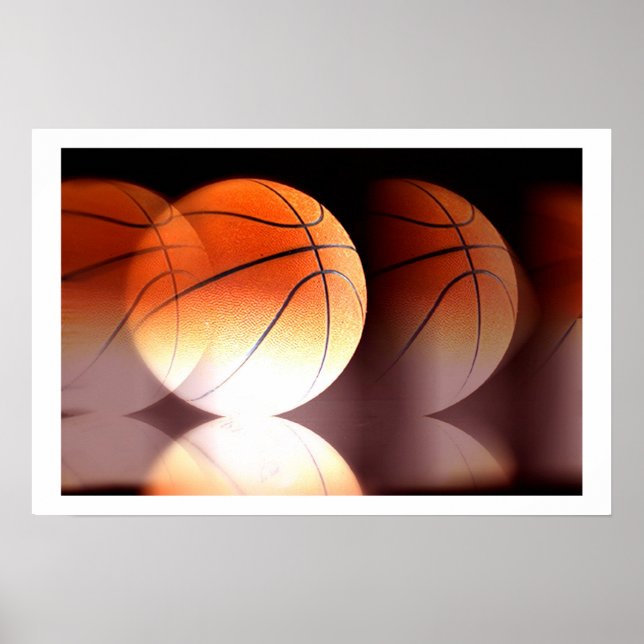 Basketball Ball Poster Print (Vorne)