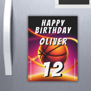 Basketball Ball Sports Bonne carte d'anniversaire