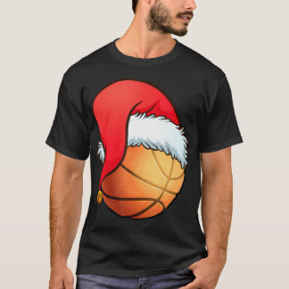 Basketball Ball Weihnachts Weihnachtsspieler des W T-Shirt