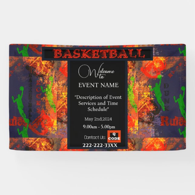 BASKETBALL BANNER (Horizontal)