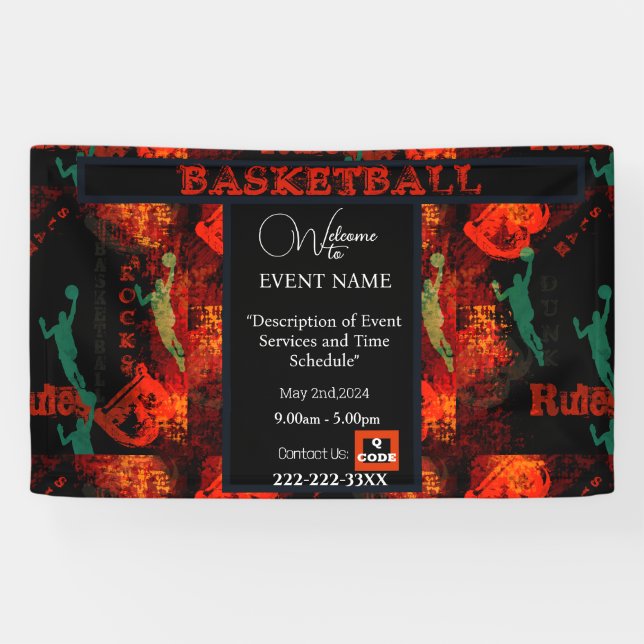 BASKETBALL BANNER (Horizontal)