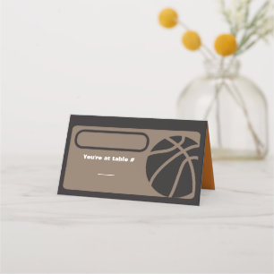 BASKETBALL Bar Mitzvah Sitztisch Escortkarte Platzkarte