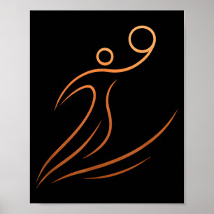 Basketball Baseball 1 Poster