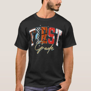 Basketball Baseball Rückkehr zur Schule für die er T-Shirt