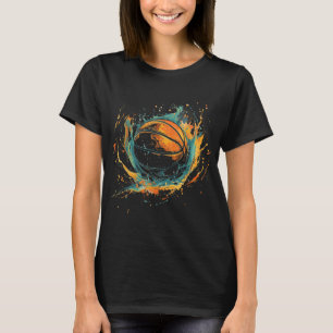Basketball Basketball Basketball Basketball Wasser T-Shirt