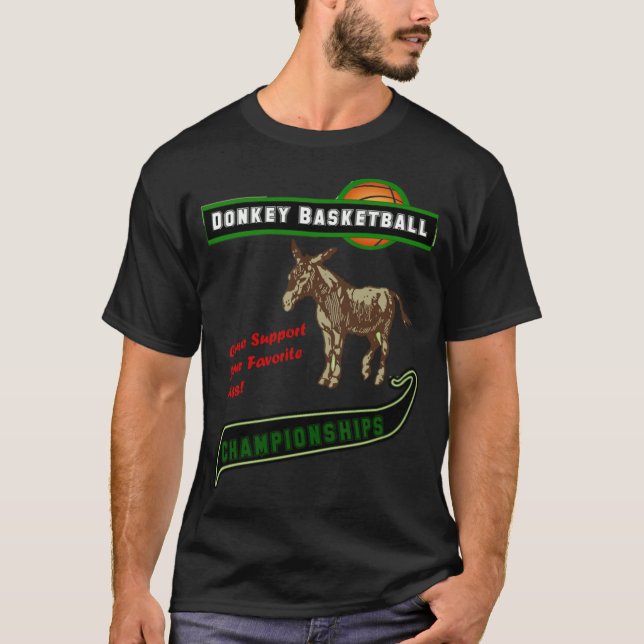 Basketball-Basketball-Basketball-Spaß lustig T-Shirt (Vorderseite)