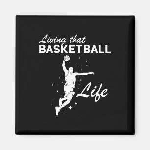 Basketball-Basketball-Basketball-Spieler Dunk Bask Magnet